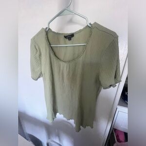 A very cute and flattering shirt that can be styled with anything.